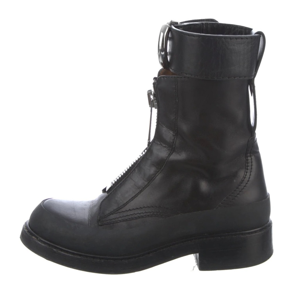 Chloé Leather Combat Boots - Picture 3 of 5